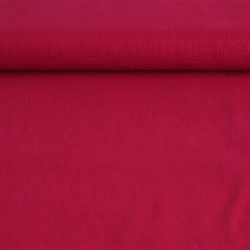 Leinenstoff Classic strukturiert pink